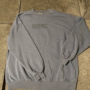TAYLOR SWIFT ERAS TOUR BLUE CREWNECK - XL